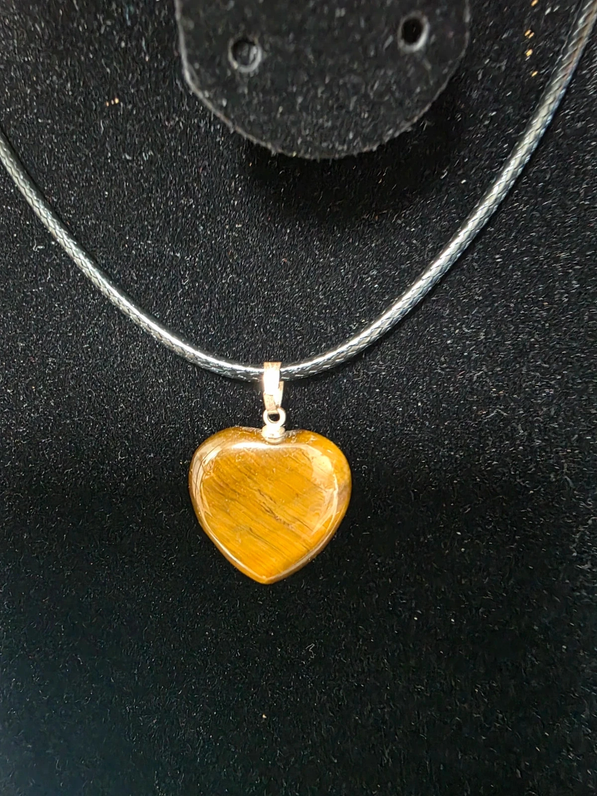 Tiger Eye Heart Pendant – photo 2